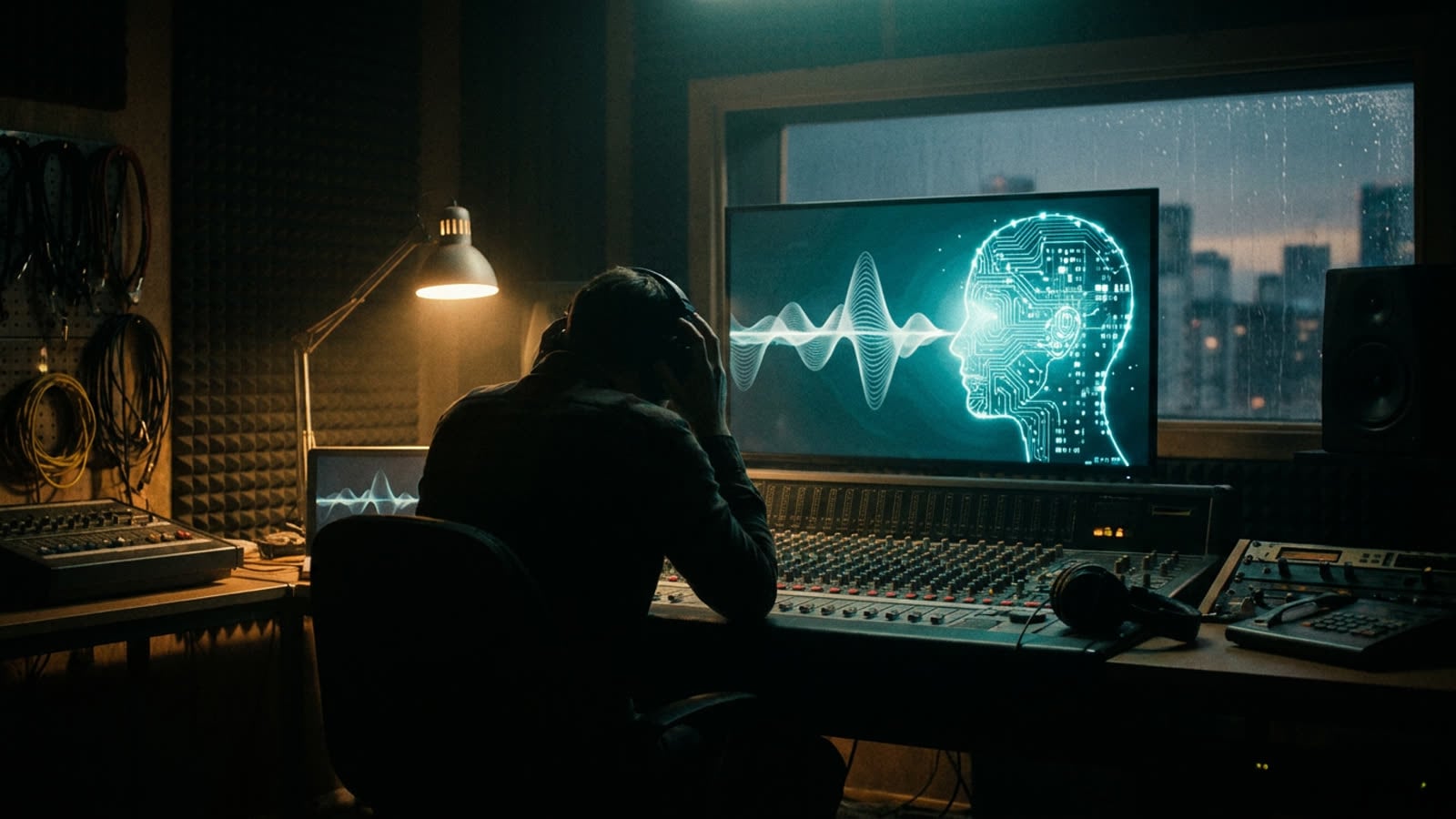 The voice in your ear may no longer be human. AI is rewriting the economics of voice acting from the booth outward.